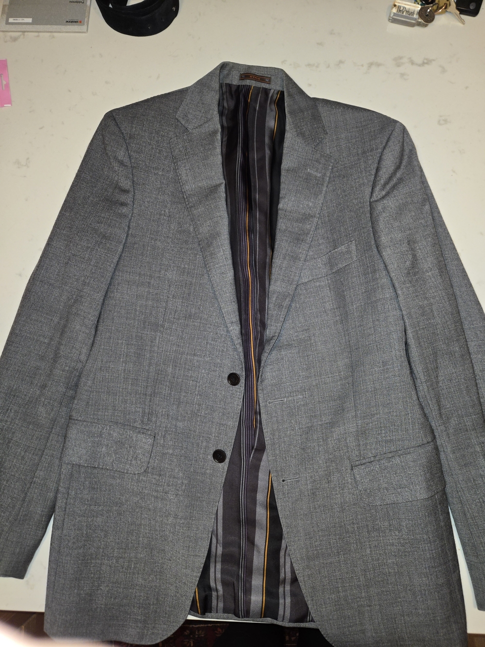 Etro Men's Gray Sport Coat